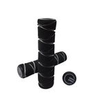 MANOPLA ELLEVEN MTB ESPUMA PLUG COM RELEVO 130MM - PRETO/CINZA