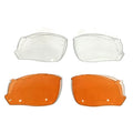 LENTES DE REPOSIÇÃO P/ OCULOS KUOTA 2 PARES CLEAR / MARROM M2