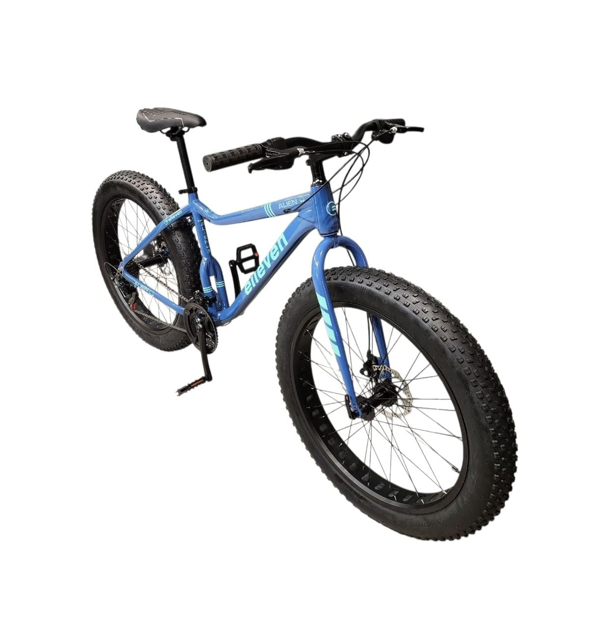 Bicicleta 26 Elleven Alien Fat Bike 21v Shimano Azul/Verde