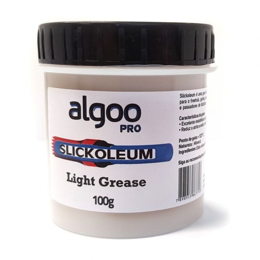 GRAXA ALGOO PRO LEVE SLICKOLEUM P/ CABOS (100 GRAMAS) - BRANCO