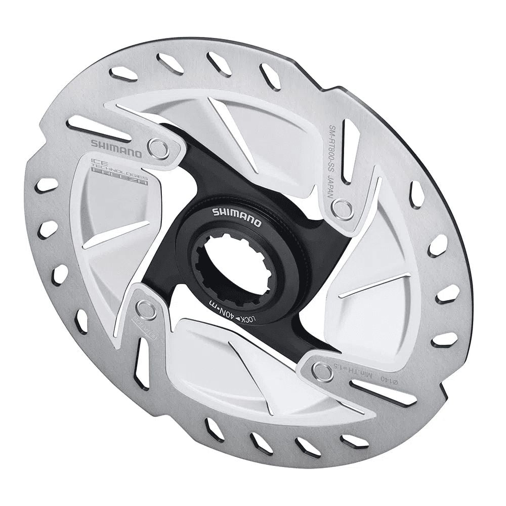 ROTOR DE FREIO A DISCO SHIMANO C. LOCK ULTEGRA RT800 FREEZA 140mm - PRATA - 140mm