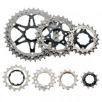 CASSETE 10V SHIMANO XTR M980 11/36D TITÂNIO/ALUMÍNIO (ICSM98010136) - PRATA