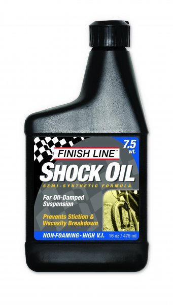 ÓLEO SUSPENSÃO FINISH LINE SEMI-SINTÉTICO 7,5WT (475ML) - PRETO