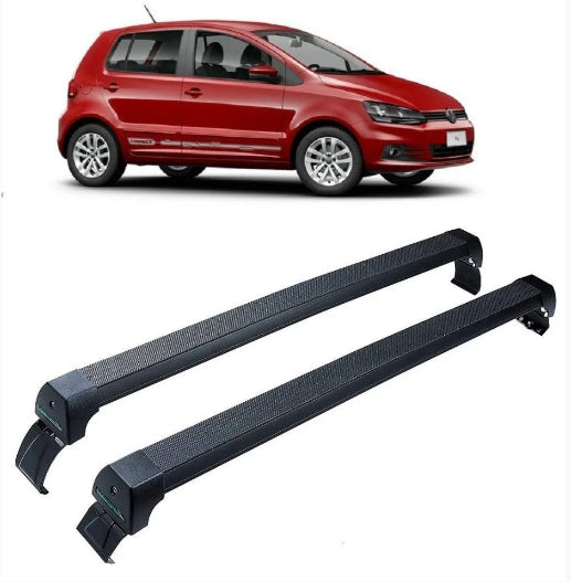 RACK LONG LIFE SPORT ALUM. PRETO P/ VOLKSWAGEM FOX 4 PORTAS (PFX-4) - PRETO
