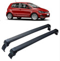 RACK LONG LIFE SPORT ALUM. PRETO P/ VOLKSWAGEM FOX 4 PORTAS (PFX-4) - PRETO