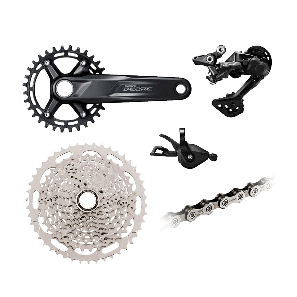 KIT TRANSMISSÃO SHIMANO DEORE M4100 SINGLE 1X10V