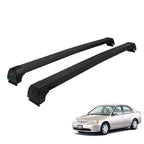 RACK DE TETO LONG LIFE SPORT ALUM. P/ HONDA CIVIC 2001 a 2006 (PHC) PRETO