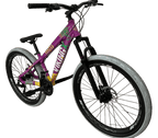 Bicicleta 26 Viking-X Tuff 30  Roxo/Amarelo