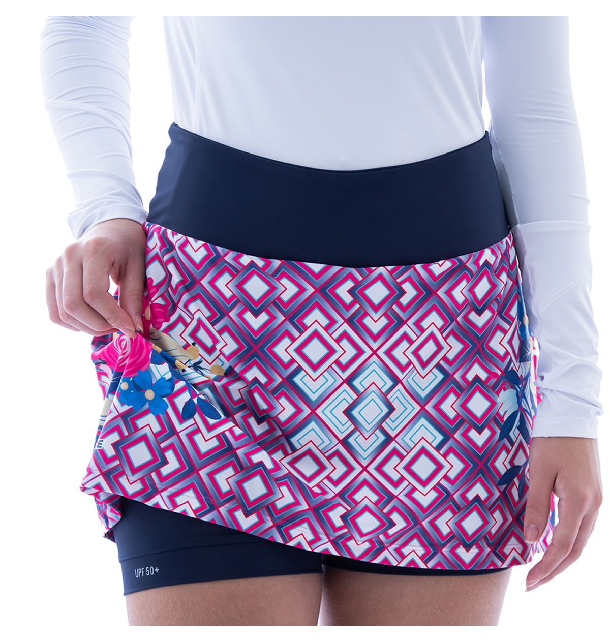 SAIA DE CICLISMO ELITE FEMININA UV PROTECTION TAMANHO P
