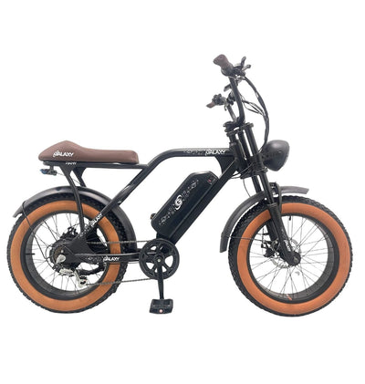 Bicicleta Eletrica E-Bike Galaxy 20x4.00 7v Motor 750w Bateria 15.6ah 48v Preta