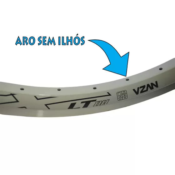 2 Aros 20 Vmaxx Lt Bmx Alum Cnc Parede Dupla 36f Branco Par