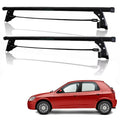 RACK DE TETO LONG LIFE AÇO CHEVROLET CELTA TODOS ATÉ 2012 4 PORTAS - PRETO