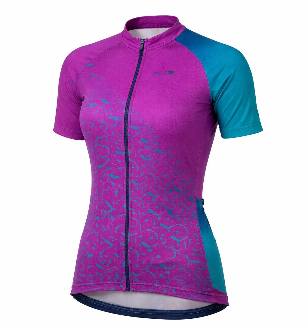 Camisa Ciclismo Elite Feminina Uv Prot/Lumina Rosa 12 Anos
