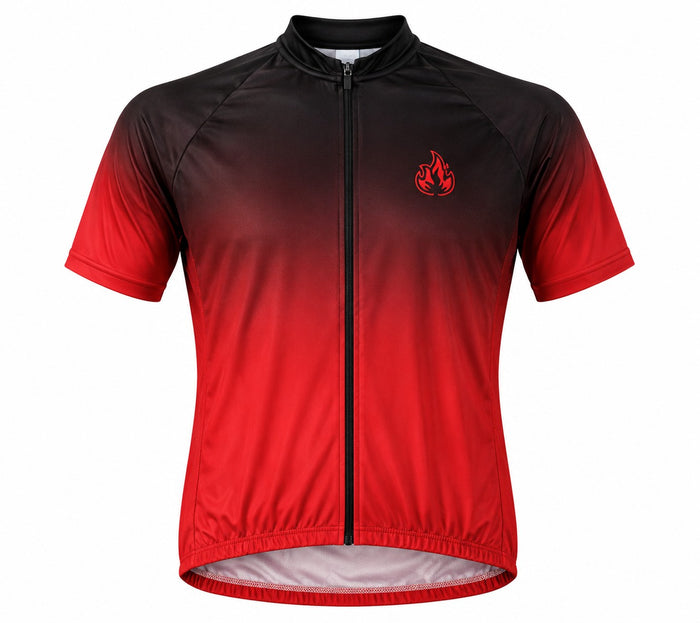 Camisa Ciclismo Filip Dillis Vermelho/Preto - VERMELHO/PRETO / P