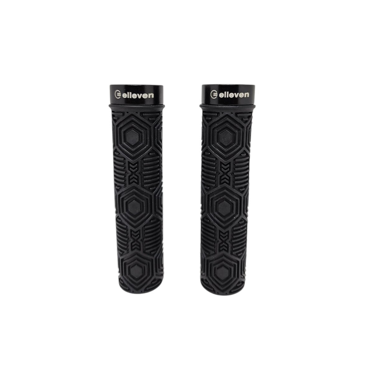 MANOPLA ELLEVEN MTB SILICONE PREMIUM 3 137MM COM TRAVA PRETA
