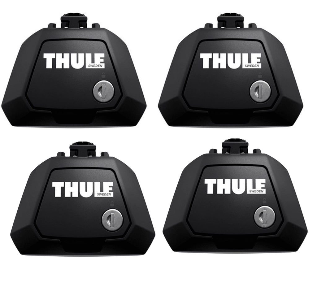SUPORTE DE BARRA THULE EVO RAISED RAIL P/ LONGARINAS (7104) - PRETO