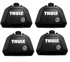SUPORTE DE BARRA THULE EVO RAISED RAIL P/ LONGARINAS (7104) - PRETO