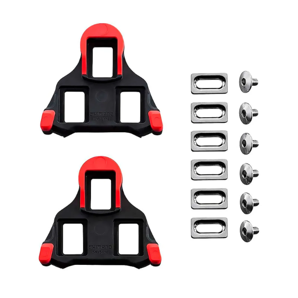 TAQUINHO PARA PEDAL CLIP SPEED SHIMANO SH10 FIXO 0º (ISMSH10) - VERMELHO