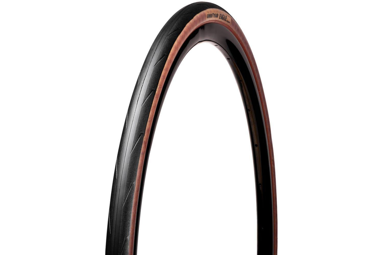 Pneu 700x28 Goodyear Eagle Tubeless Ready Preto/Marrom - Gr.010.28.622.V104