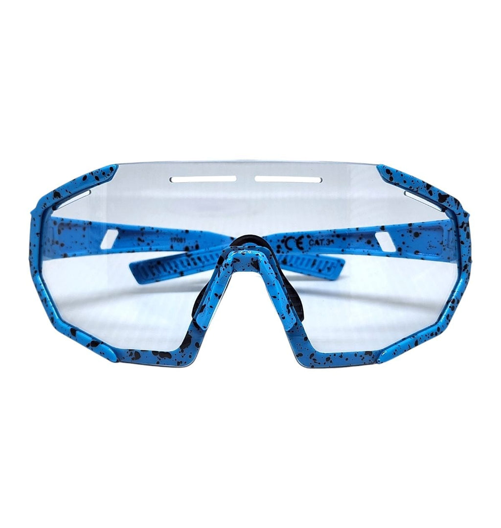 OCULOS CICLISMO KIDS ELLEVEN XQ547 LENTE FOTOCROMATICA AZUL
