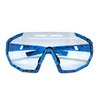 OCULOS CICLISMO KIDS ELLEVEN XQ547 LENTE FOTOCROMATICA AZUL