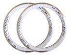 2 Aros 20 Vmaxx Lt Bmx Alum Cnc Parede Dupla 36f Branco Par