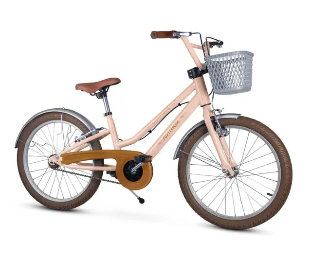 BICICLETA 20 NATHOR ANTONELLA FEM ROSA / MARROM