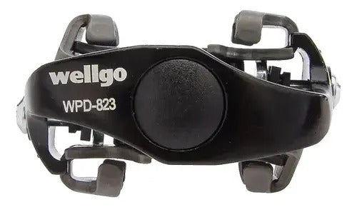 PEDAL CLIP WELLGO MTB WPD-823 COM TAQUINHO