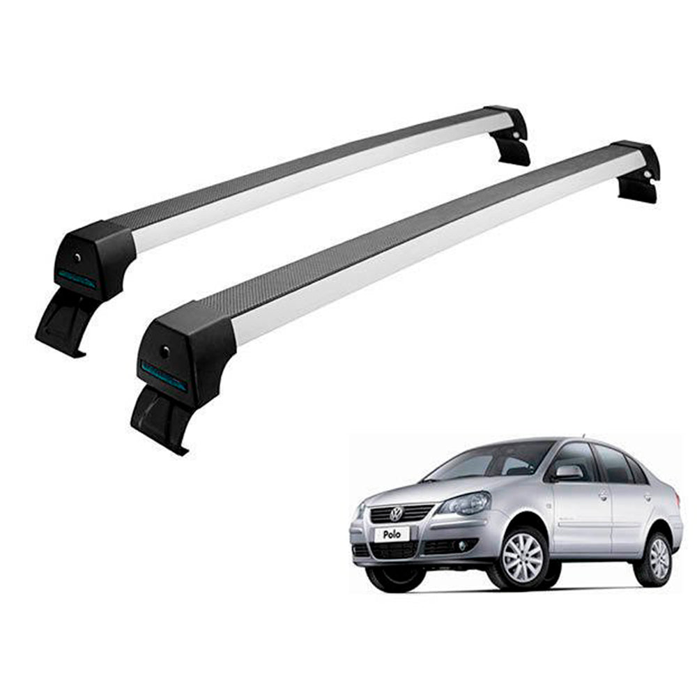 RACK LONG LIFE SPORT ALUM. P/ VW POLO SEDAN 2003-2017 (APHS)