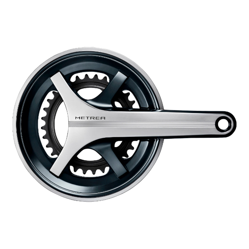 PEDIVELA SHIMANO METREA FC-U5000 46/32D 175MM INTEGRADO 11V - PRATA/PRETO