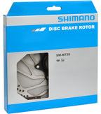 ROTOR DE FREIO A DISCO SHIMANO C. LOCK 160MM RT30 - PRATA - 160mm