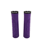 MANOPLA ELLEVEN MTB CITY 130MM EMBORRACHADA COM TRAVA ROXO