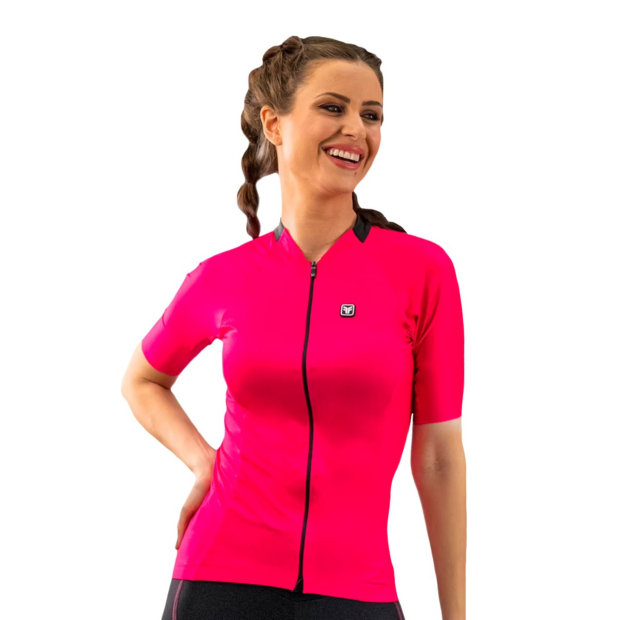 CAMISA CICLISMO FREE FORCE START ALL FIT FEMININA - PINK - P