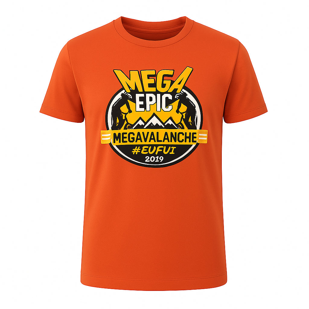CAMISETA CASUAL MEGA AVALANCHE 2019 LARANJA TAM - P