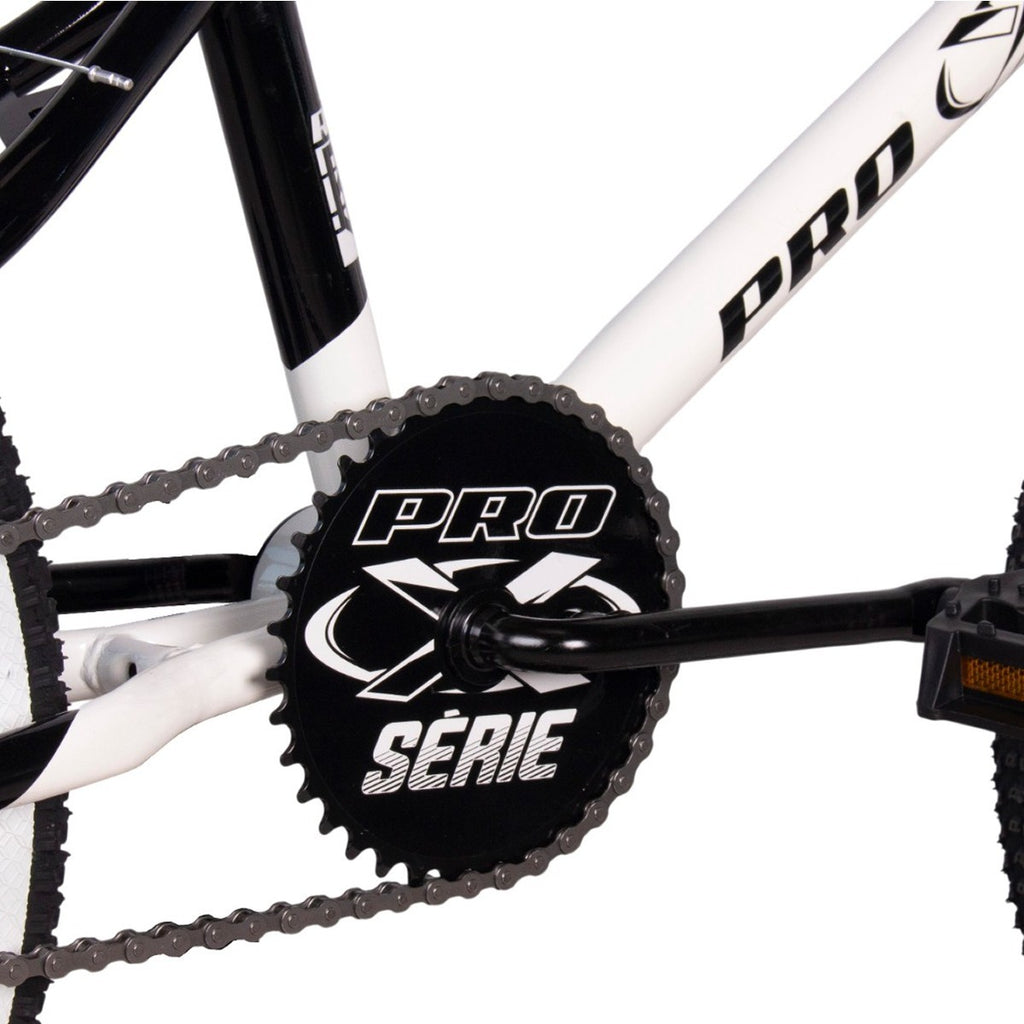 BICICLETA 20 PRO-X BMX SERIE 5 LIMITED BRANCO/PRETO