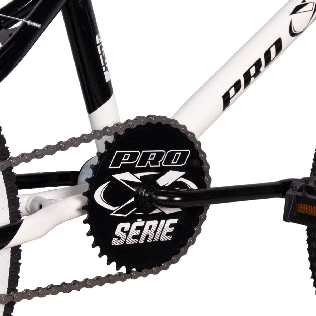 BICICLETA 20 PRO-X BMX SERIE 5 LIMITED BRANCO/PRETO