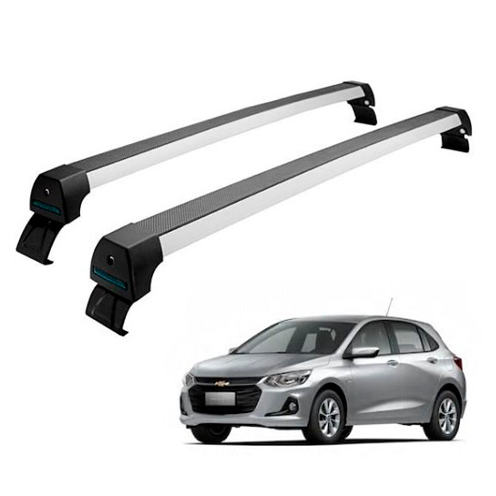 RACK LONG LIFE SPORT ALUM. P/ CHEVROLET ONIX HATCH A PARTIR DE 2020  (AOXHS)