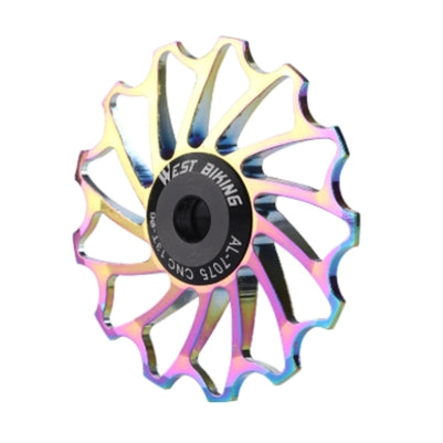 ROLDANA CAMBIO TRASEIRO ALUMINIO 7075 ROLAMENTO CERAMICA 13T RAINBOW