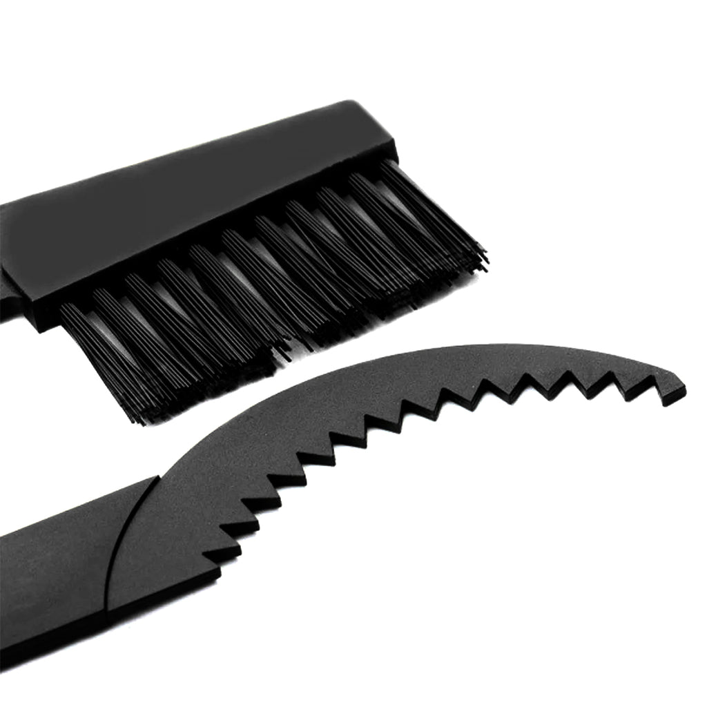 KIT ESCOVA SHIMANO PRO P/ LIMPEZA DE CASSETE (PR100335) - PRETO