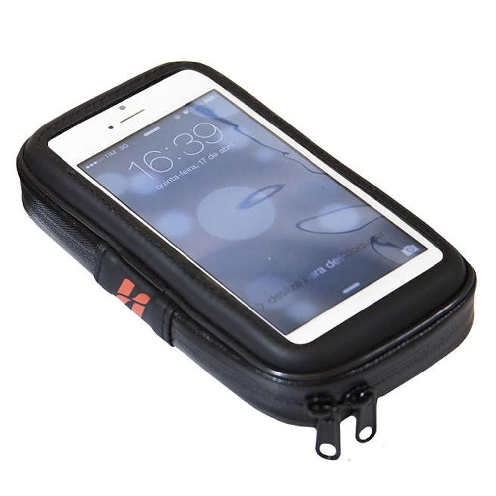 ESTOJO DE GUIDÃO HIGH ONE P/ SMARTPHONE/GPS RESITENTE ÁGUA - PRETO