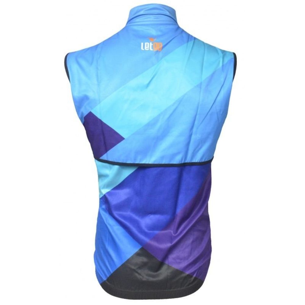 COLETE CORTA VENTO LET GO - AZUL - G