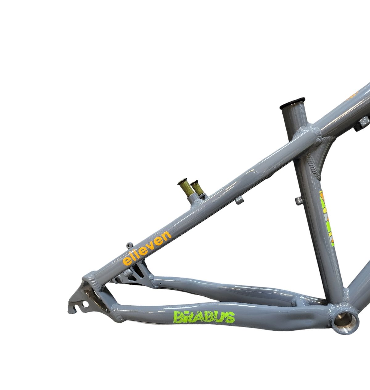 QUADRO ELLEVEN BRABUS FREERIDE 26X13,5 CINZA/VERDE/LARANJA