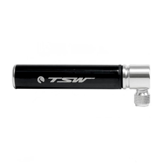 BOMBA TSW MINI NEW PORTÁTIL ALUMÍNIO ANODIZADO - PRETO