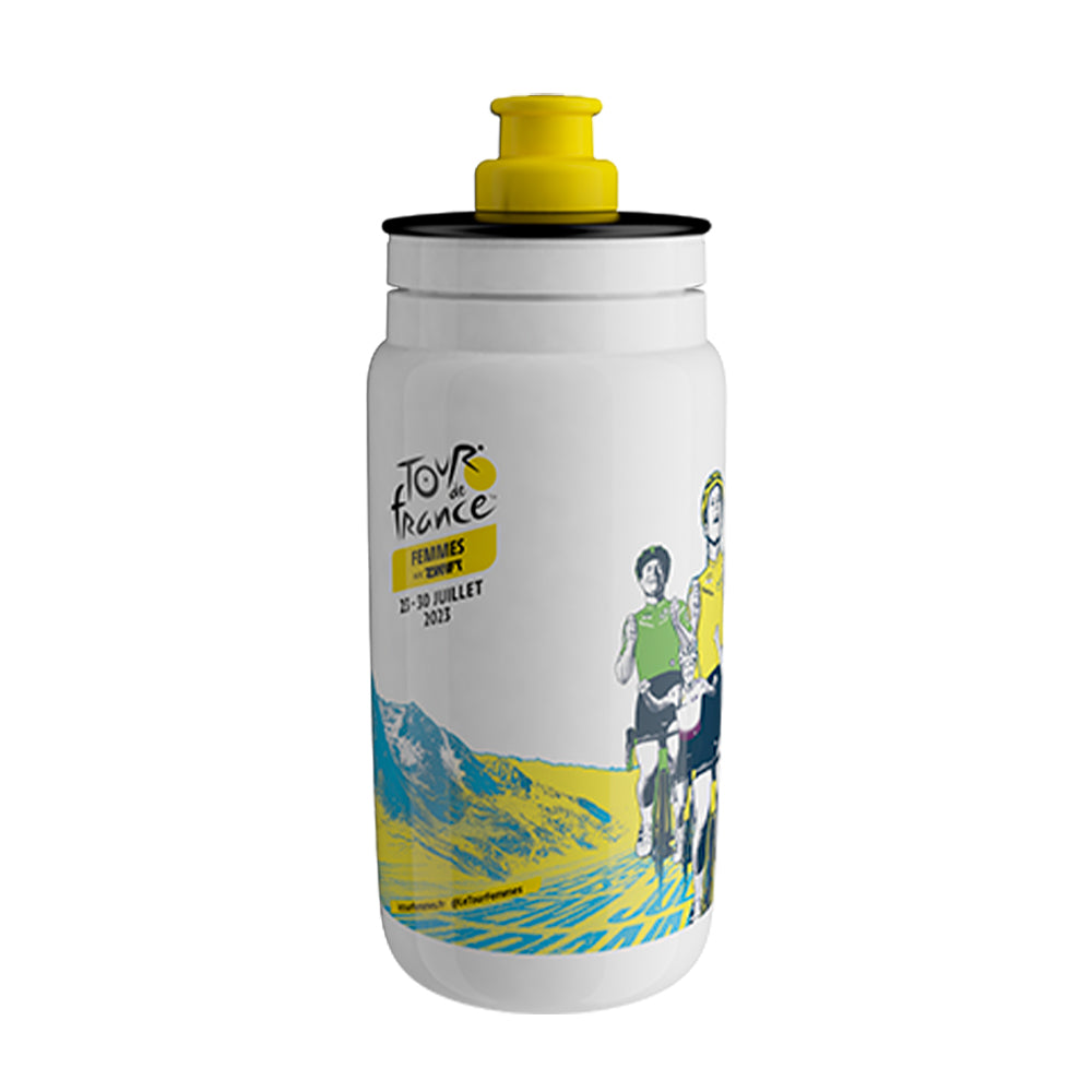 CARAMANHOLA 550ML ELITE FLY TOUR DE FRANCE FEMME EDITION 2023 (1010766) - BRANCO/AMARELO