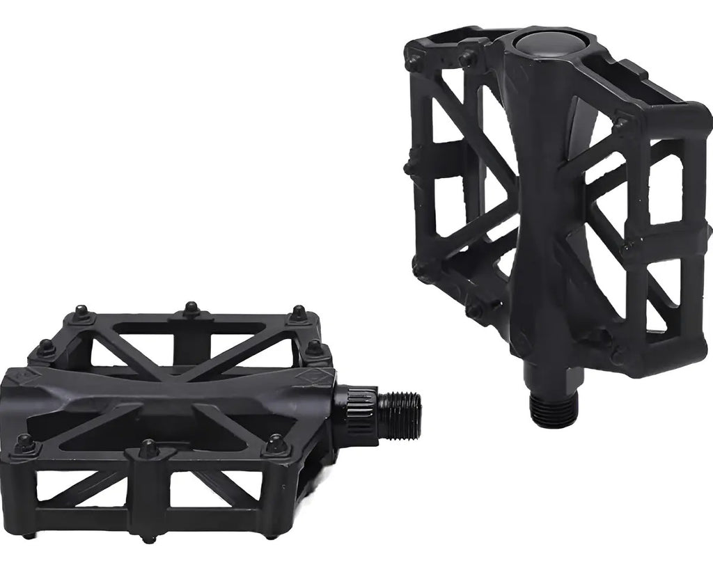 PEDAL PLATAFORMA DE ALUMINIO 9/16 ESFERADO PRETO