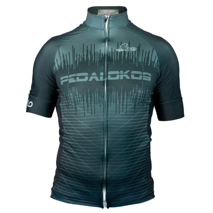 CAMISA CICLISMO PEDALOKOS COMPETIZIONE - CINZA/PRETO / G