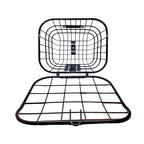 CESTA REFORÇADA COM TAMPA 33X24X26CM - PRETO