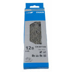 CORRENTE FINA SHIMANO M7100 138L 2X12V SLX C/ QUICK LINK (ICNM7100138Q) - CINZA
