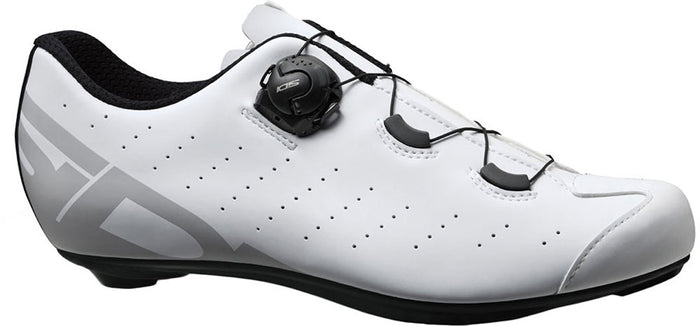 SAPATILHA DE CICLISMO ROAD SIDI FAST 2 NYLON/CARBON - BRANCO/CINZA / 40 BR - 42 EUR