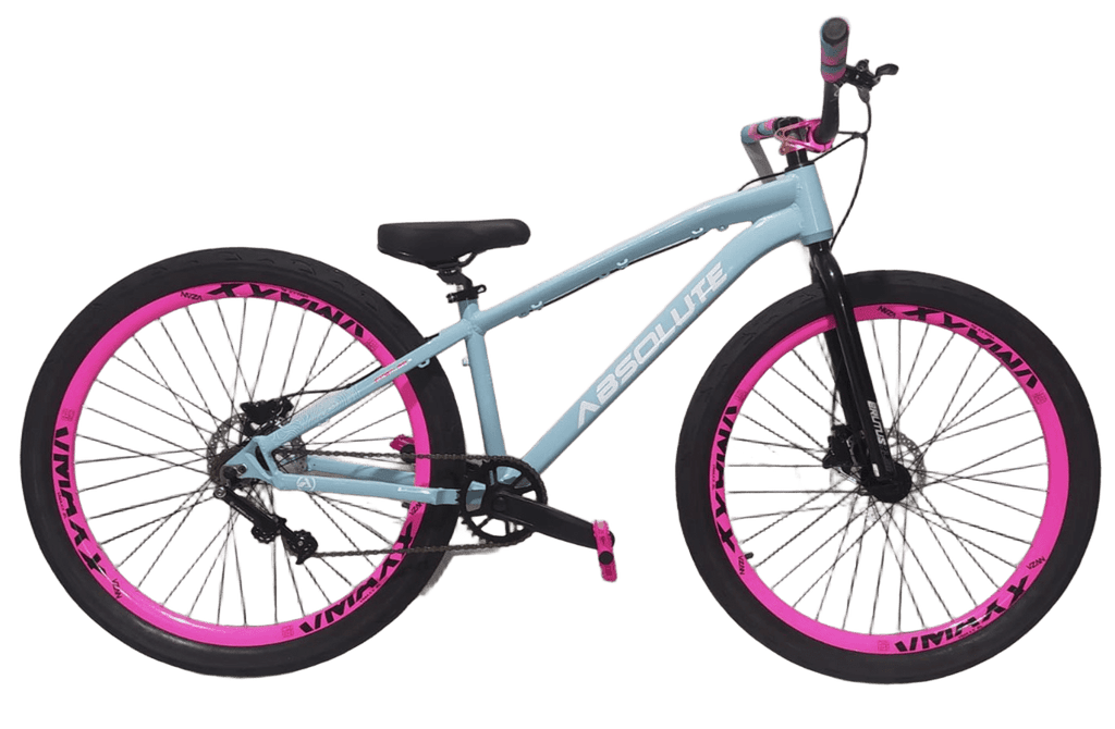 BICICLETA 26 ABSOLUTE BRUTUS AZUL ROSA MT200 SINGLE